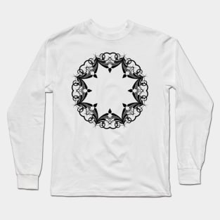 Snowflake Mandala Long Sleeve T-Shirt